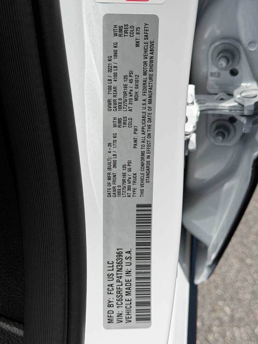 New 2026 RAM 1500 Rebel AWD/4WD image 36