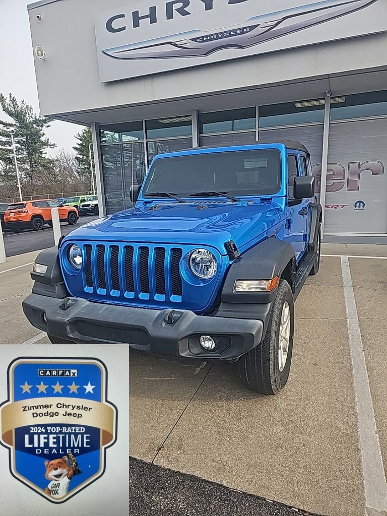 Certified 2021 Jeep Wrangler Unlimited Sport image 1