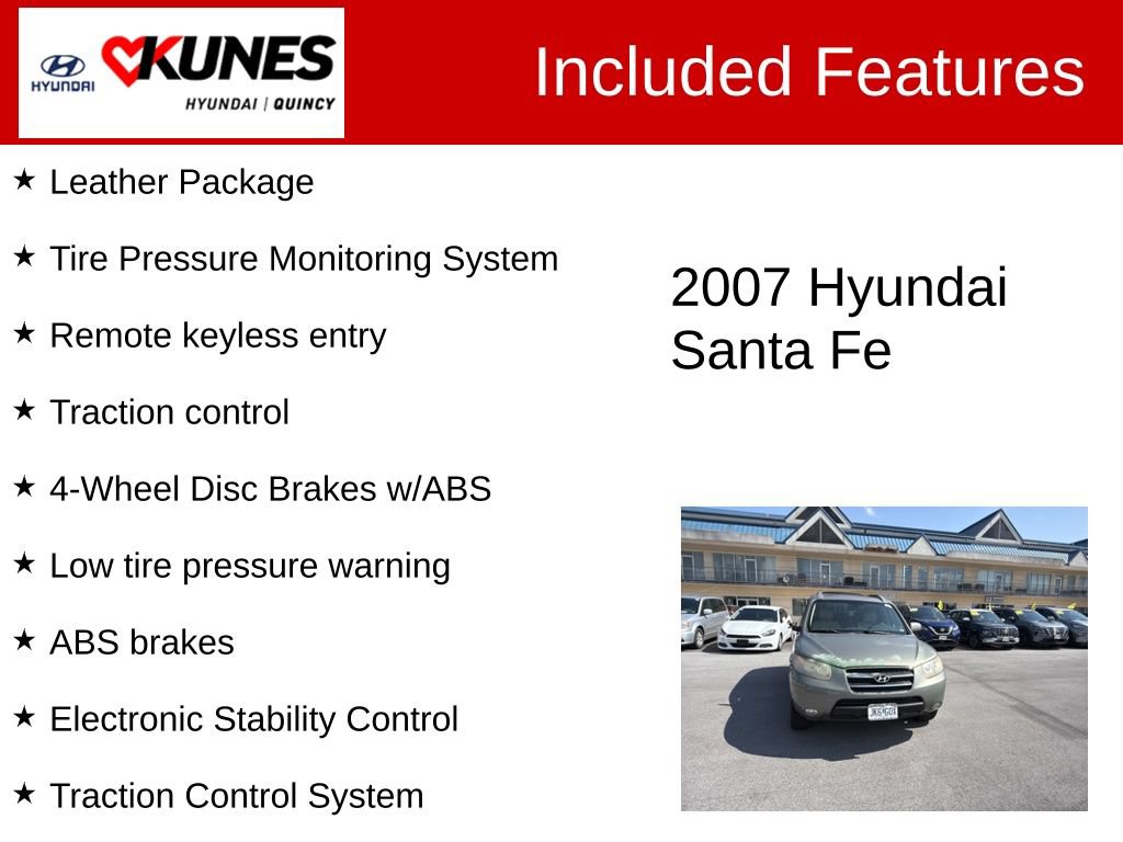 Used 2007 Hyundai Santa Fe SE FWD image 2
