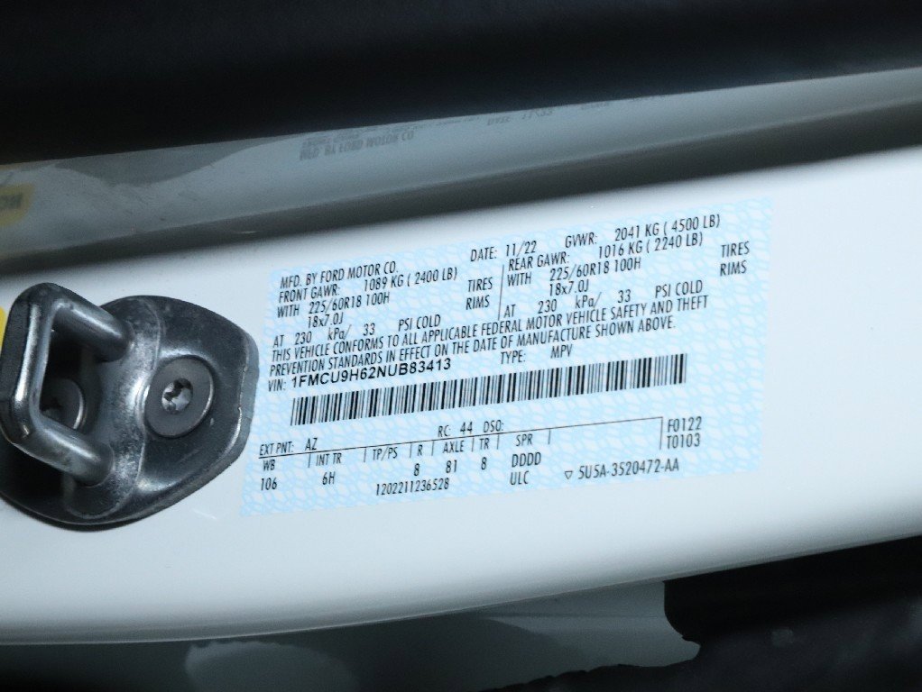 Used 2022 Ford Escape SEL image 19