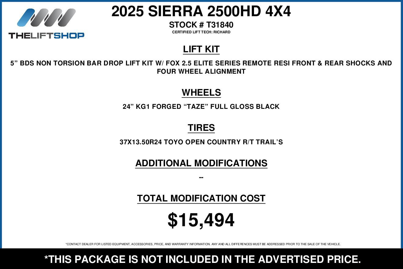 Used 2025 GMC Sierra 2500 Denali w/ Denali Reserve Package image 2