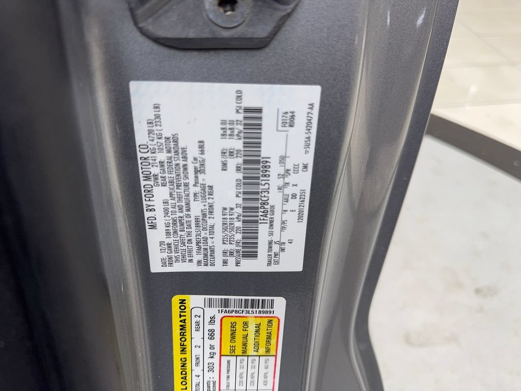 Used 2020 Ford Mustang GT Premium RWD image 86