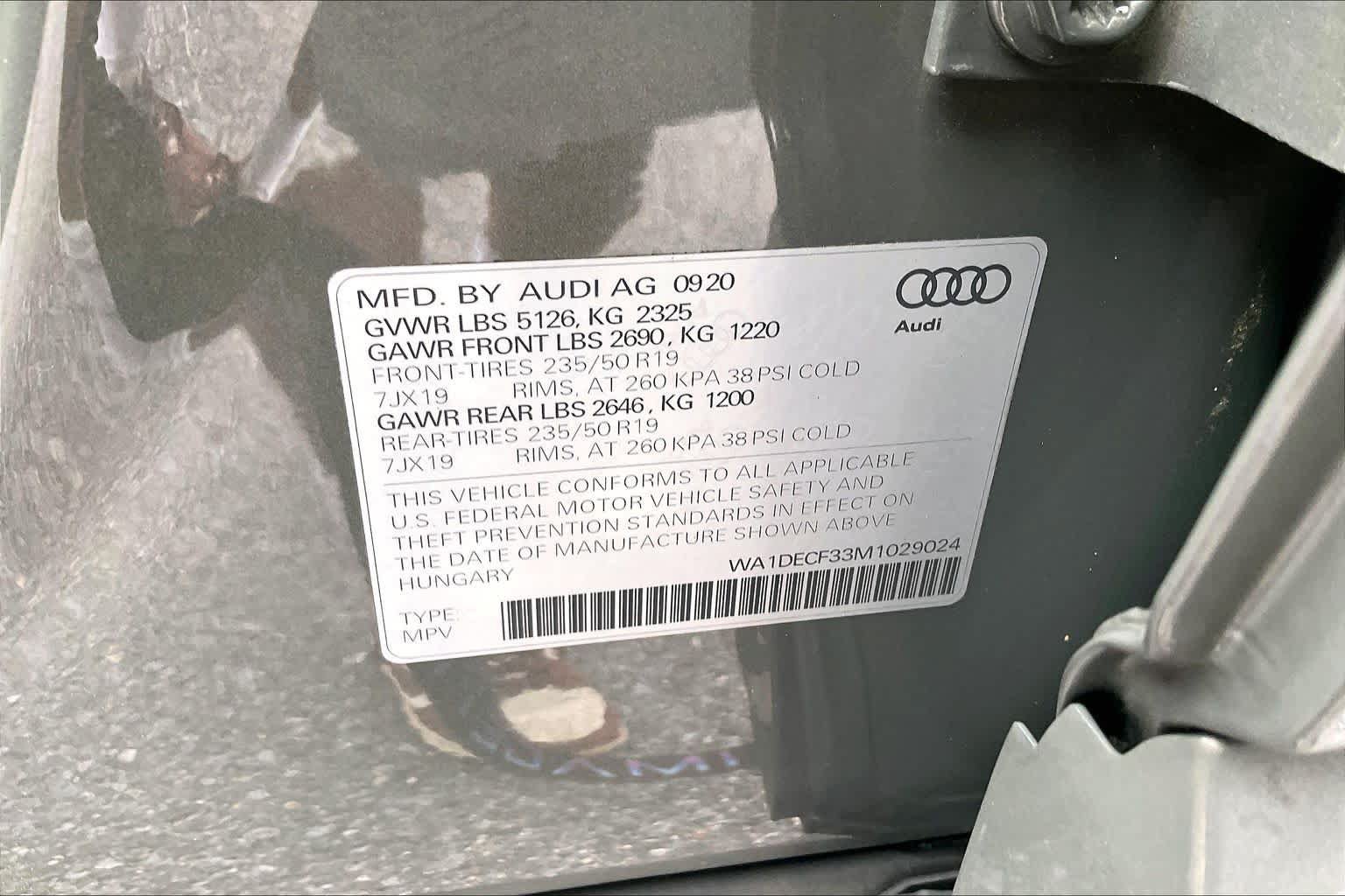Used 2021 Audi Q3 2.0T Premium w/ Convenience Package AWD/4WD image 37