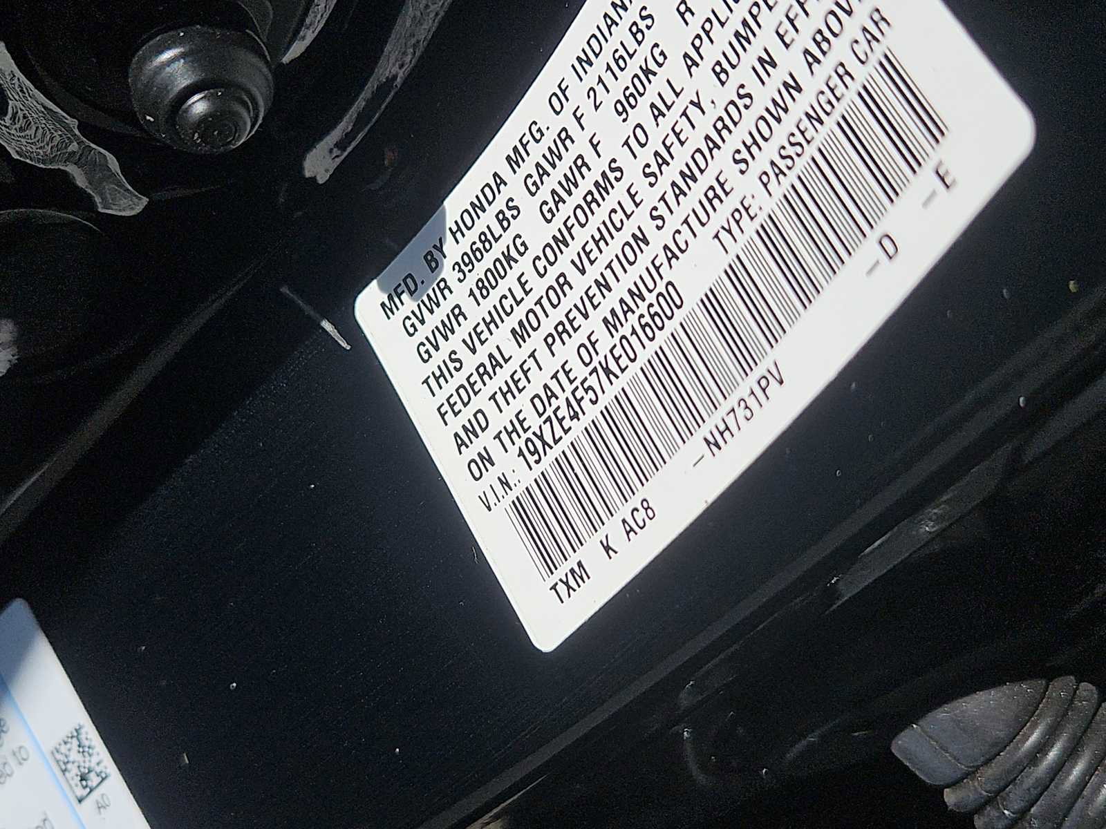 Used 2019 Honda Insight EX image 15