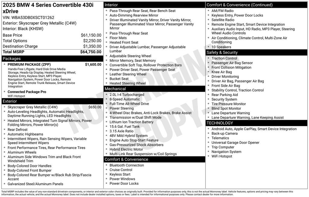 Used 2025 BMW 430i xDrive Convertible image 37