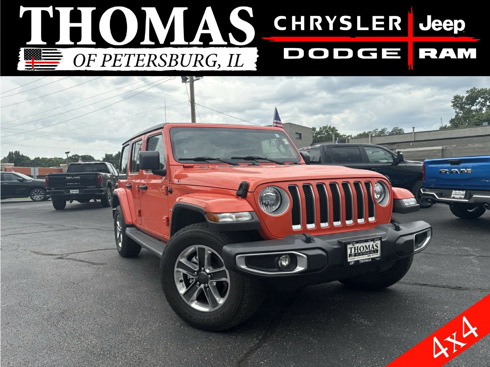 Used 2018 Jeep Wrangler Unlimited Sahara w/ Cold Weather Group AWD/4WD image 1