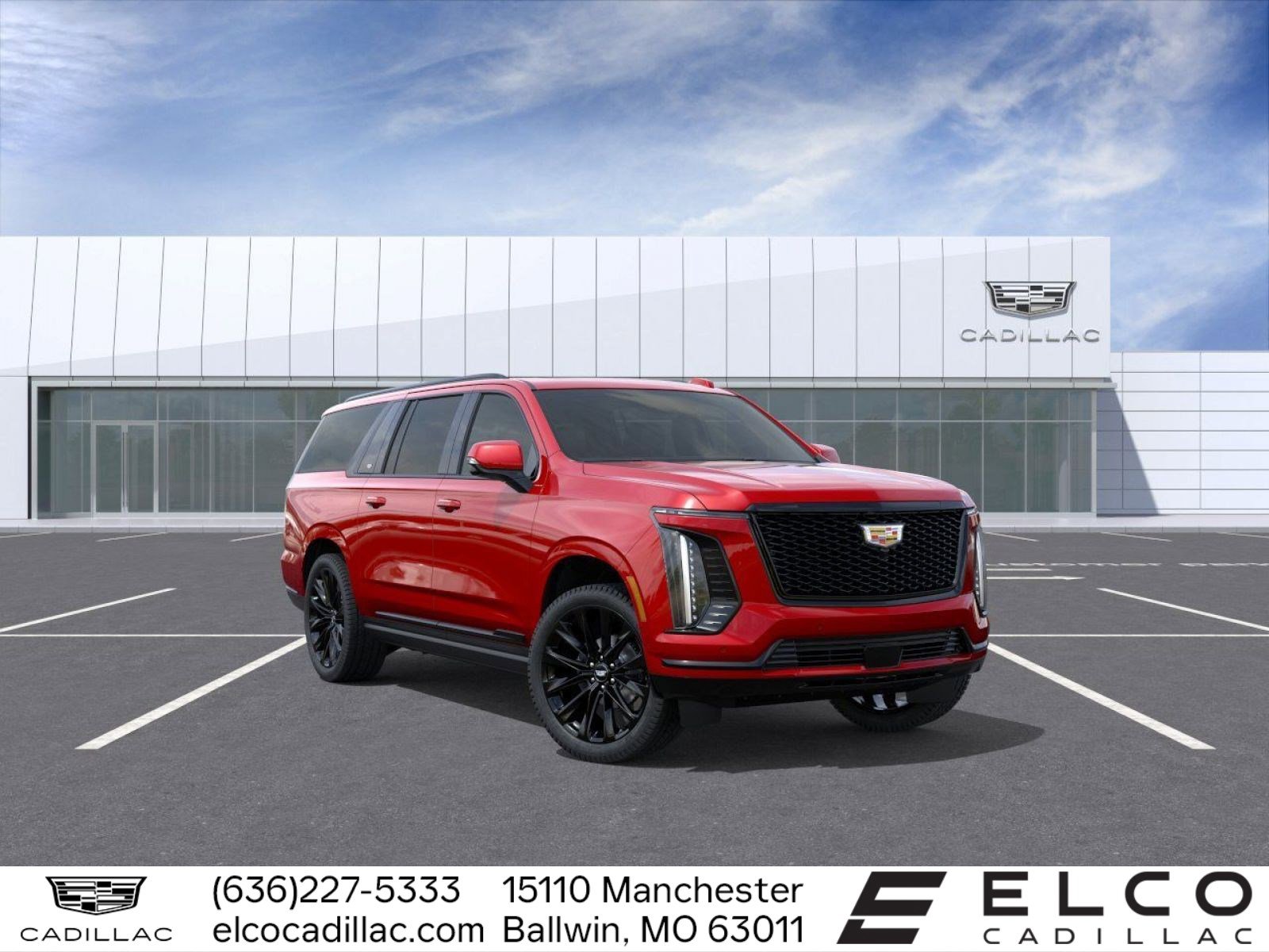 New 2026 Cadillac Escalade ESV Platinum Sport w/ LPO, ONYX Package AWD/4WD image 1