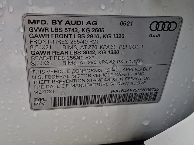 Used 2021 Audi SQ5 Premium Plus w/ Premium Plus Package AWD/4WD image 27