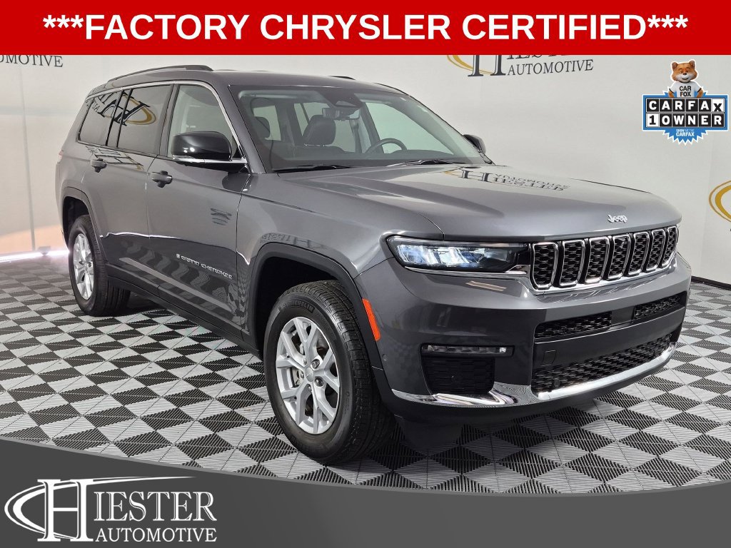 Certified 2023 Jeep Grand Cherokee L Limited w/ Luxury Tech Group II