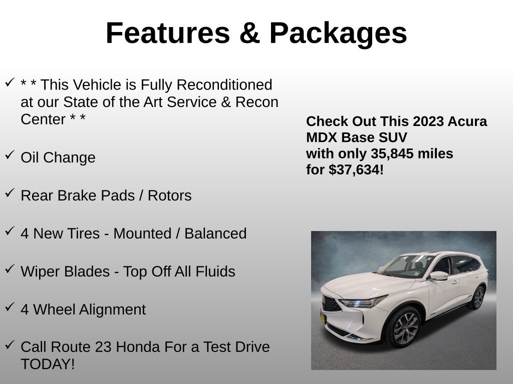 Used 2023 Acura MDX w/ Technology Package AWD/4WD image 4