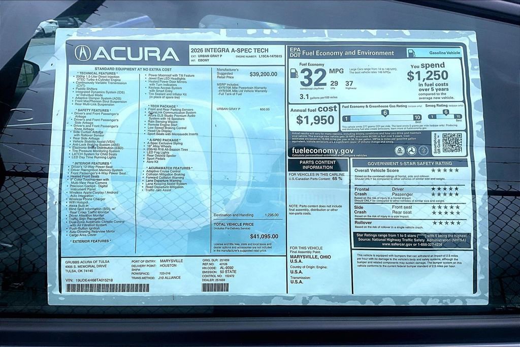 New 2026 Acura Integra A-Spec image 40