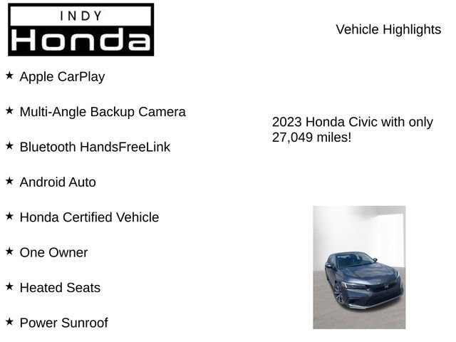 Used 2023 Honda Civic EX image 7