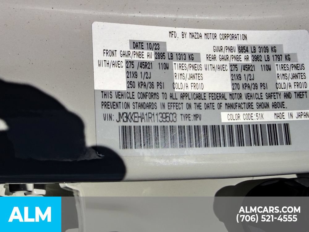 Used 2024 MAZDA CX-90 Plug-In Hybrid w/ Premium Plus AWD/4WD image 37