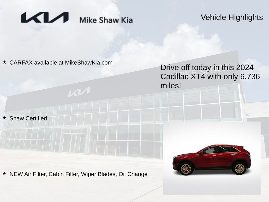 Used 2024 Cadillac XT4 Luxury w/ Cold Weather Package FWD image 9
