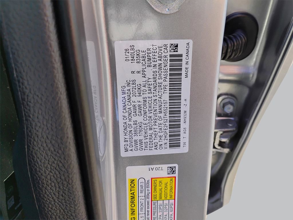 New 2026 Honda Civic Sport image 35