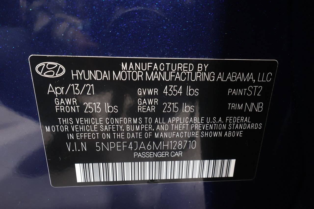 Used 2021 Hyundai Sonata SEL w/ Convenience Package image 34