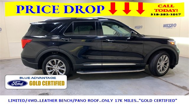 Certified 2022 Ford Explorer Limited w/ Equipment Group 301A image 3