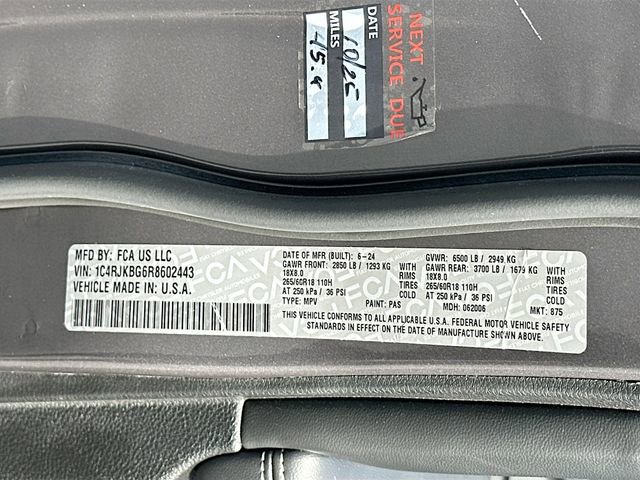 Used 2024 Jeep Grand Cherokee L Limited w/ Luxury Tech Group II image 34