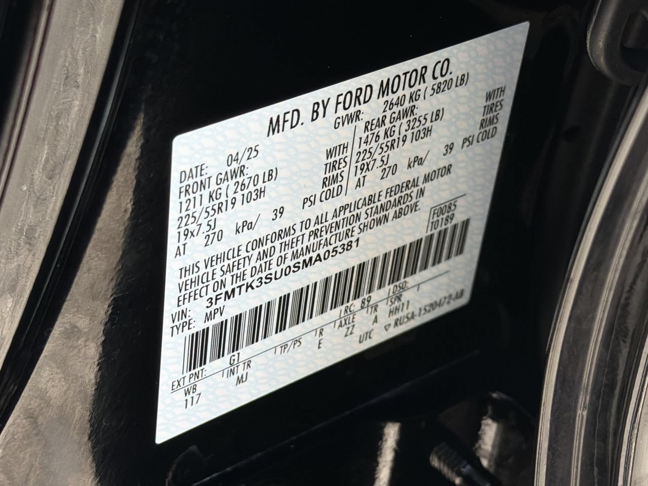 Used 2025 Ford Mustang Mach-E Premium w/ Sport Appearance Package AWD/4WD image 35