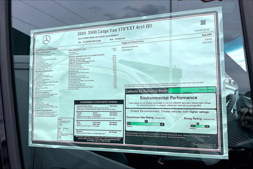 New 2024 Mercedes-Benz Sprinter 3500 image 11