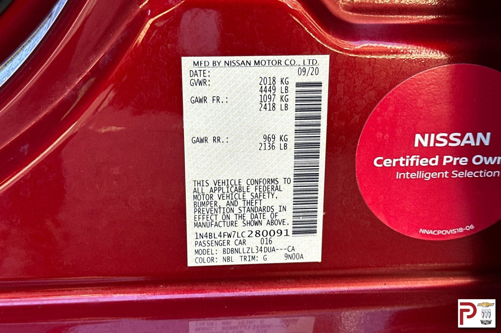 Used 2020 Nissan Altima 2.5 Platinum image 35