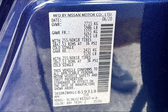 Used 2020 Nissan Pathfinder SV w/ Rock Creek Edition image 16