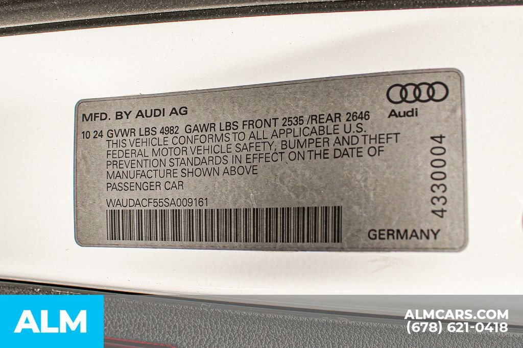 Used 2025 Audi A5 2.0T Premium Plus AWD/4WD image 37