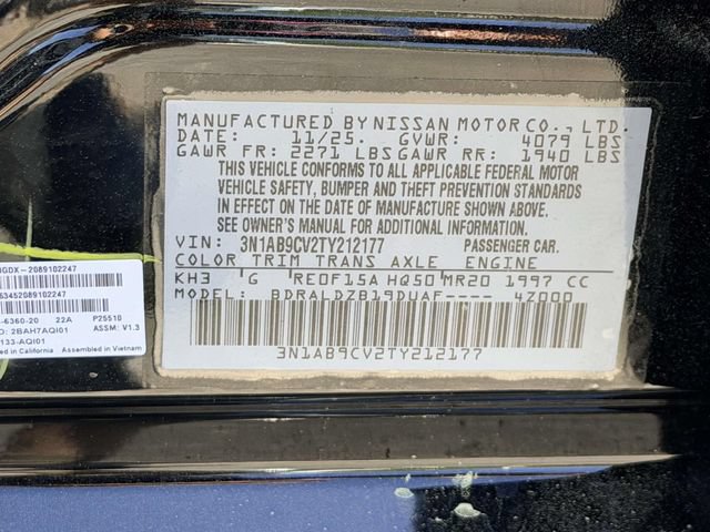 New 2026 Nissan Sentra SV w/ SV Convenience Package FWD image 26