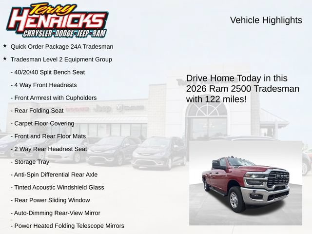 New 2026 RAM 2500 Tradesman AWD/4WD image 4