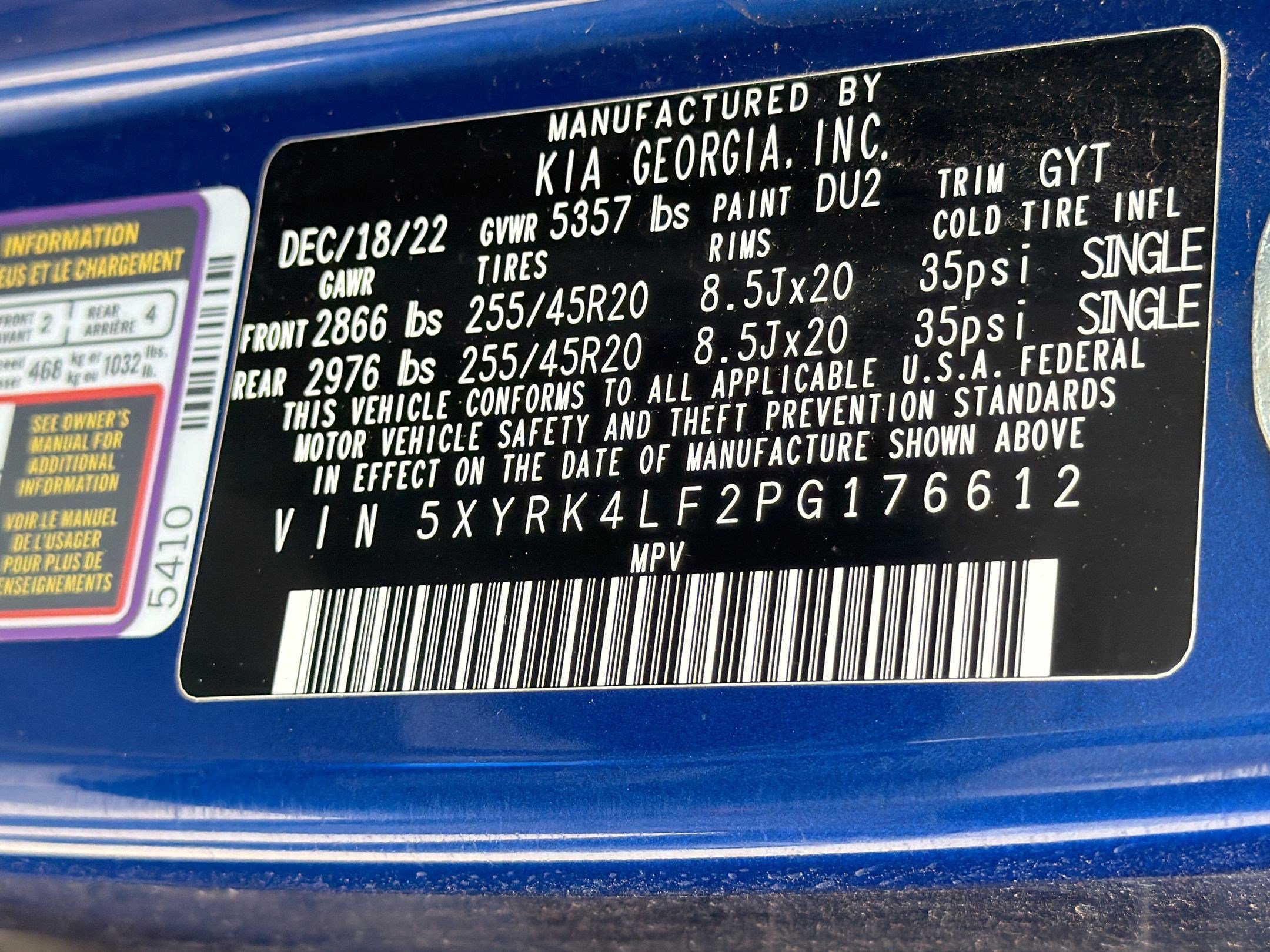 Used 2023 Kia Sorento SX image 21