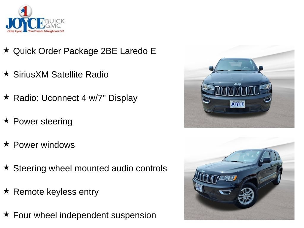 Used 2018 Jeep Grand Cherokee Laredo AWD/4WD image 9