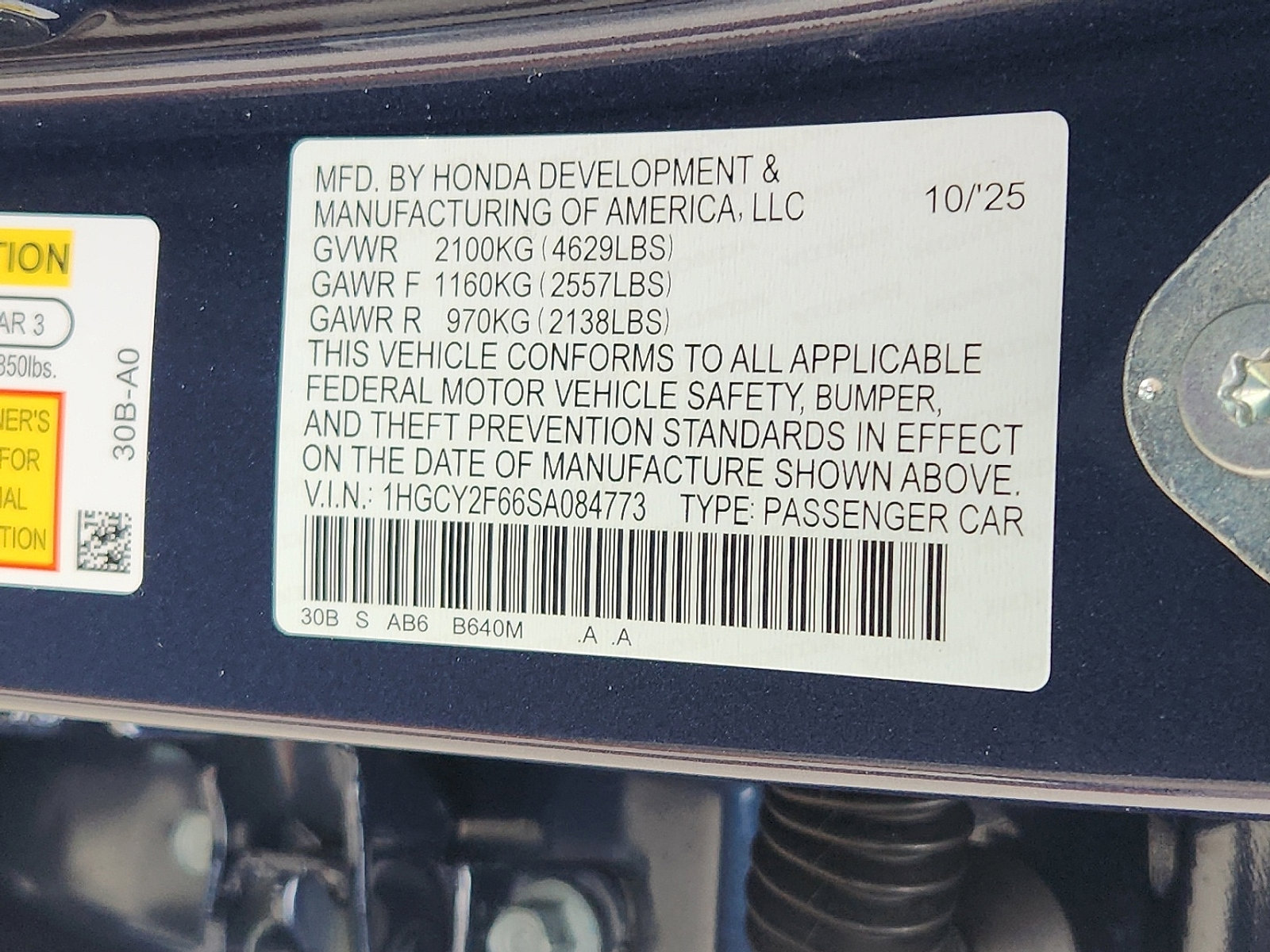 New 2025 Honda Accord EX-L image 17