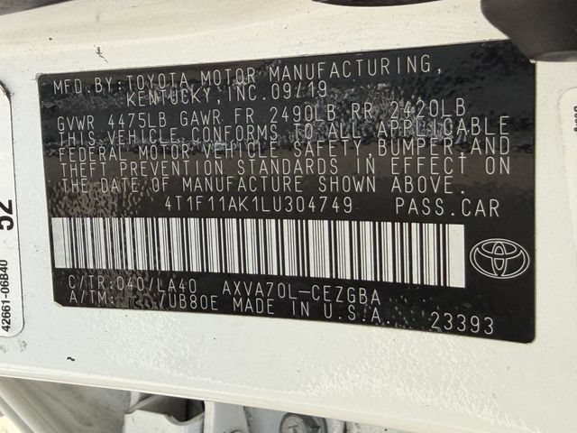 Used 2020 Toyota Camry XLE FWD image 29