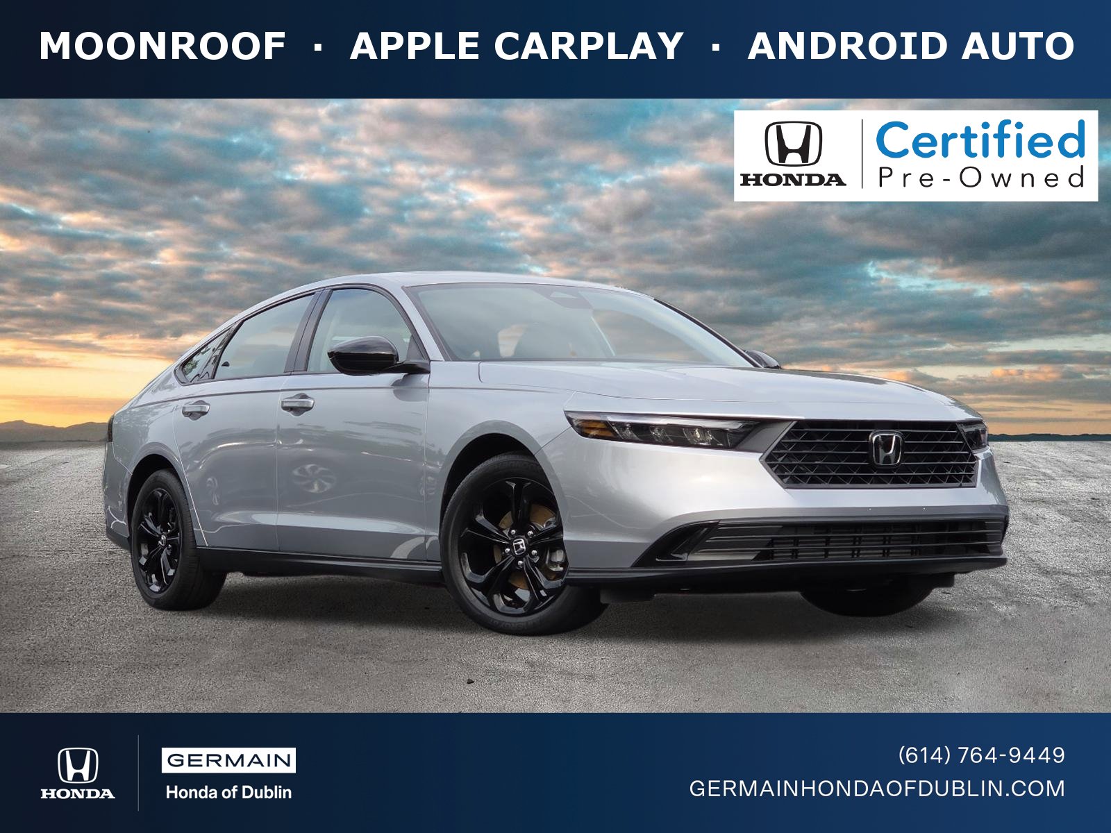 Certified 2025 Honda Accord SE