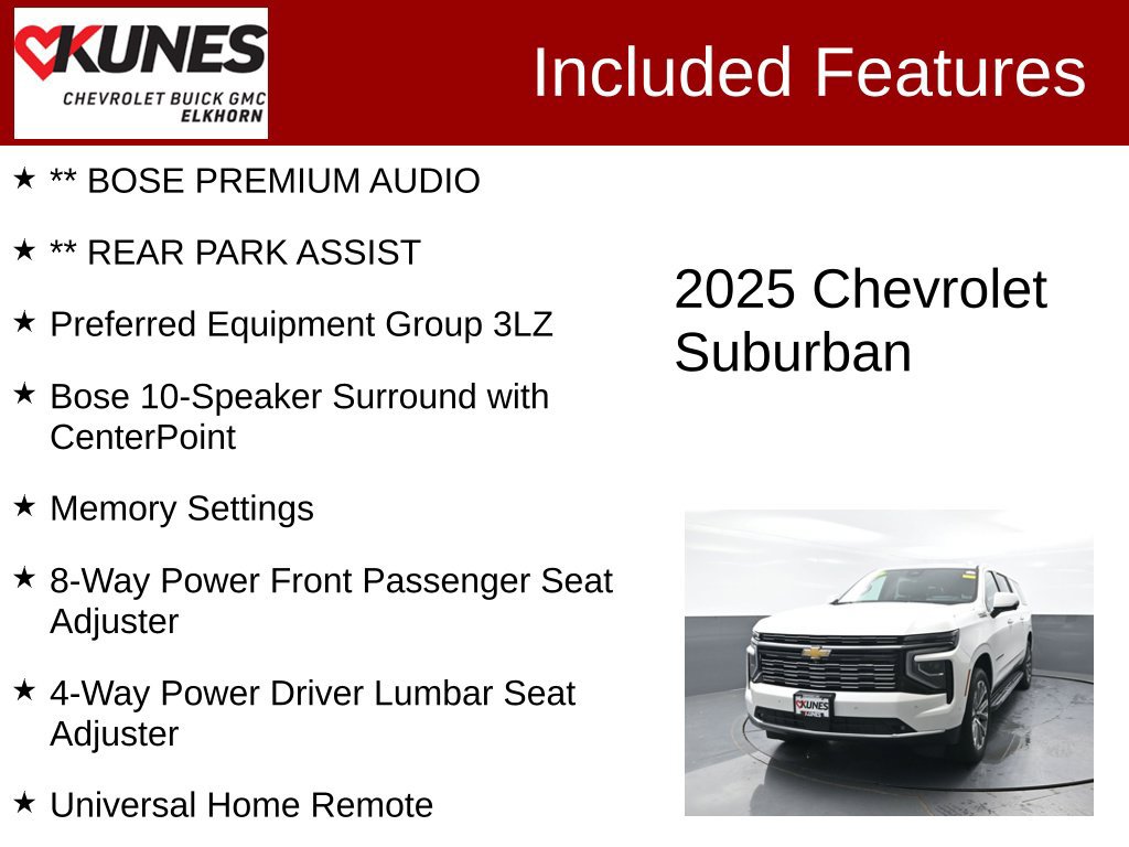 Used 2025 Chevrolet Suburban High Country AWD/4WD image 3
