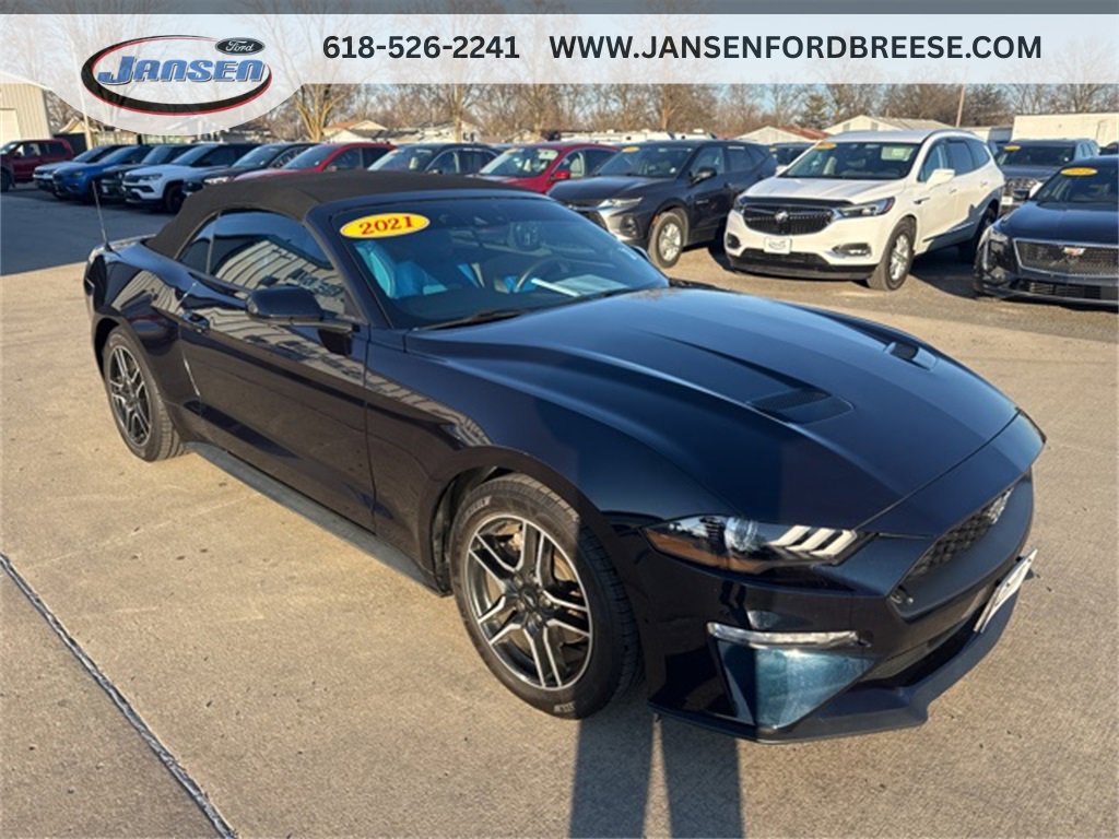 Used 2021 Ford Mustang Convertible w/ Equipment Group 101A image 1