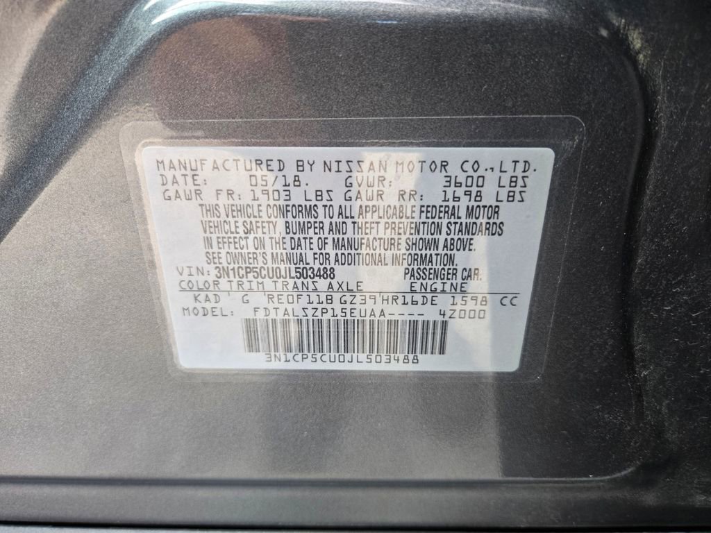 Used 2018 Nissan Kicks SV FWD image 25