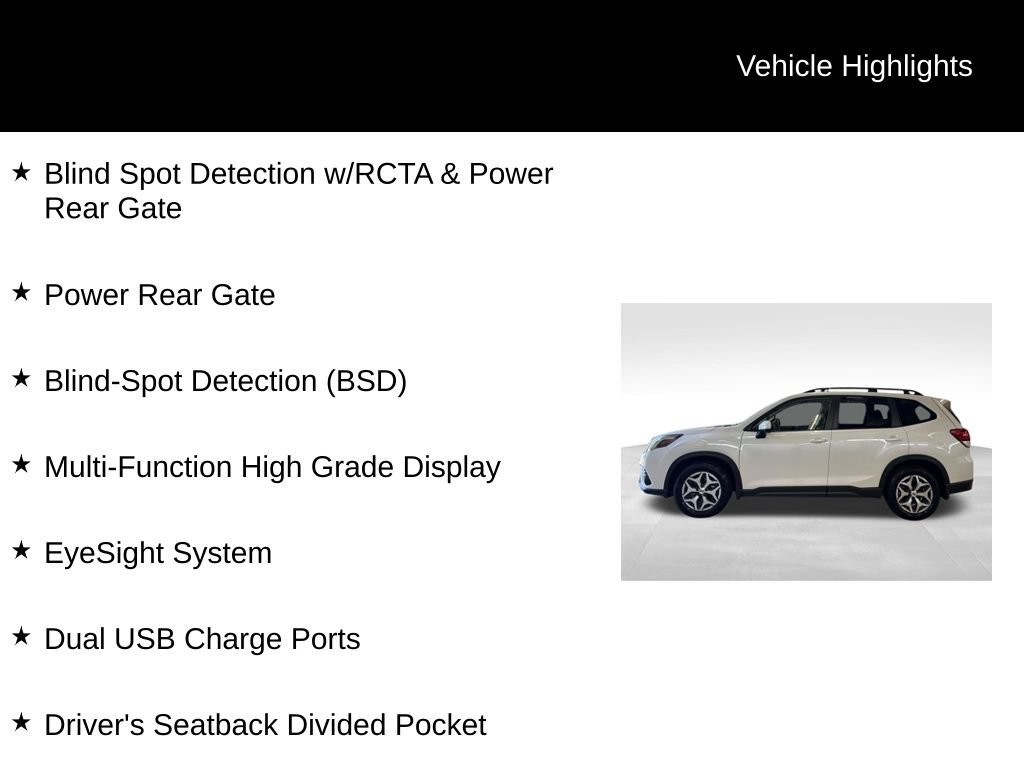 Certified 2023 Subaru Forester Premium AWD/4WD image 5