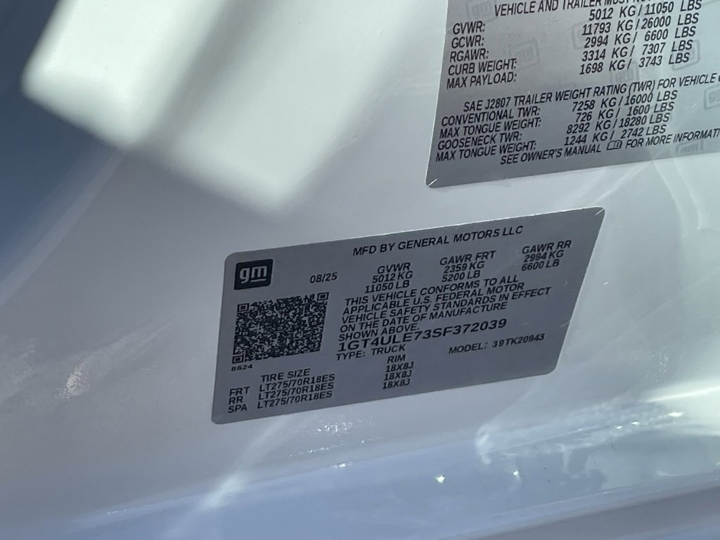 New 2025 GMC Sierra 2500 Pro w/ 1SA Pro Safety Plus Package image 38