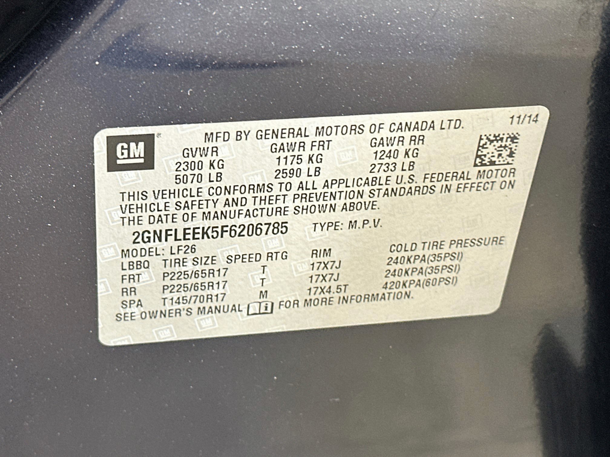 Used 2015 Chevrolet Equinox LS AWD/4WD image 12