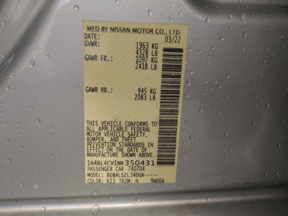 Used 2022 Nissan Altima 2.5 SR image 33