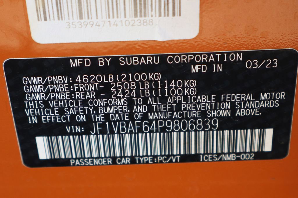 Used 2023 Subaru WRX Premium image 46