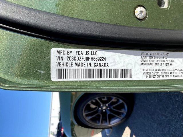 Used 2023 Dodge Challenger R/T Scat Pack RWD image 20