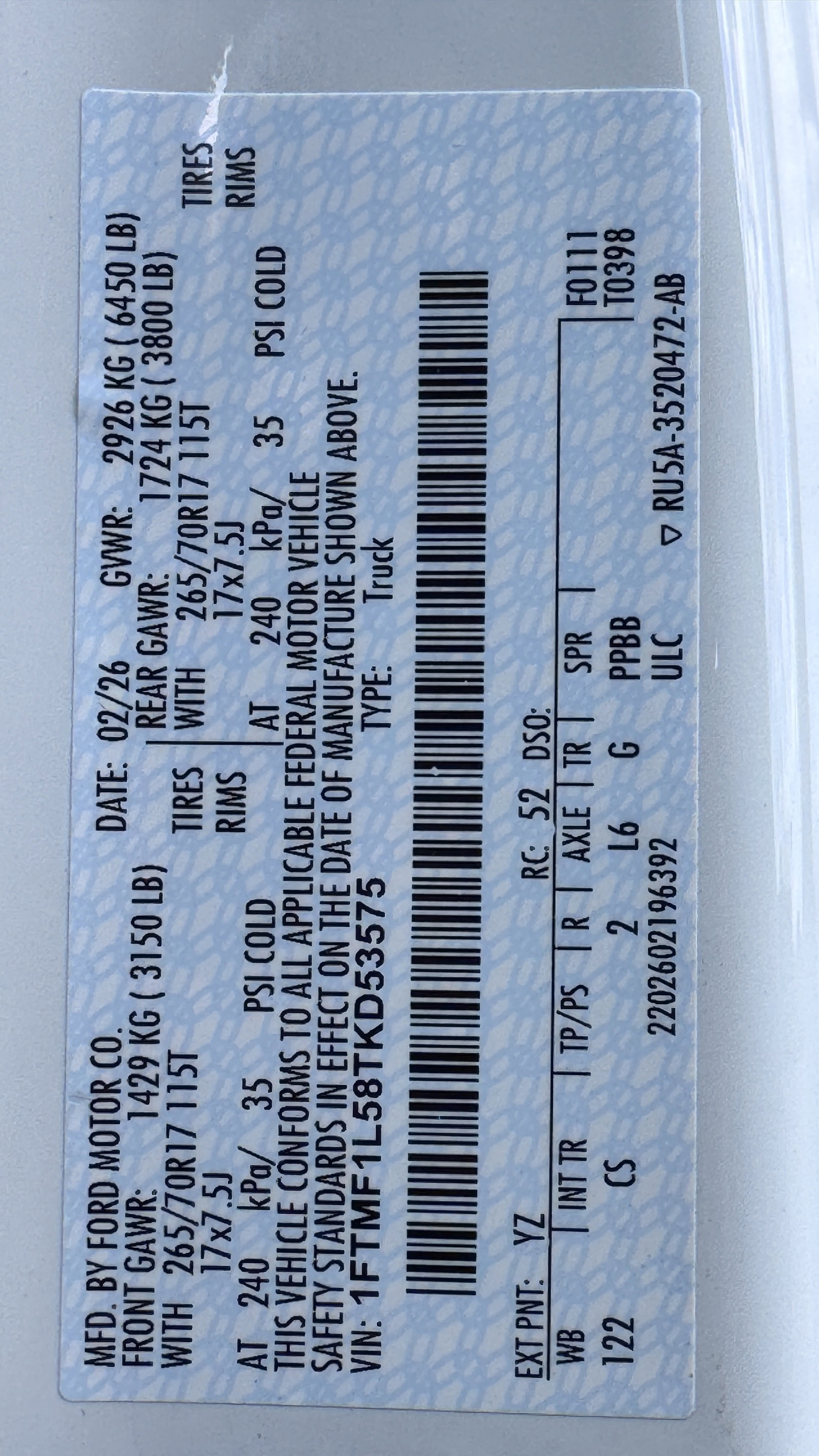 New 2026 Ford F150 XL AWD/4WD image 13