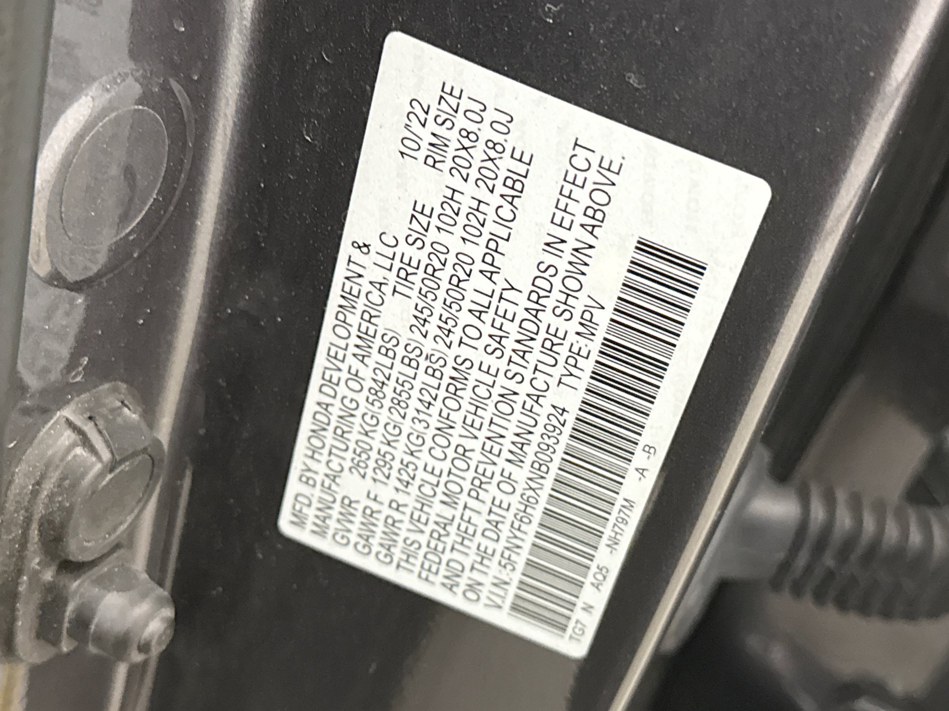 Used 2022 Honda Pilot Touring image 11