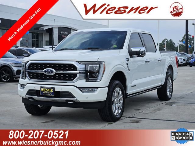 Used 2022 Ford F150 Platinum w/ Equipment Group 701A High image 1