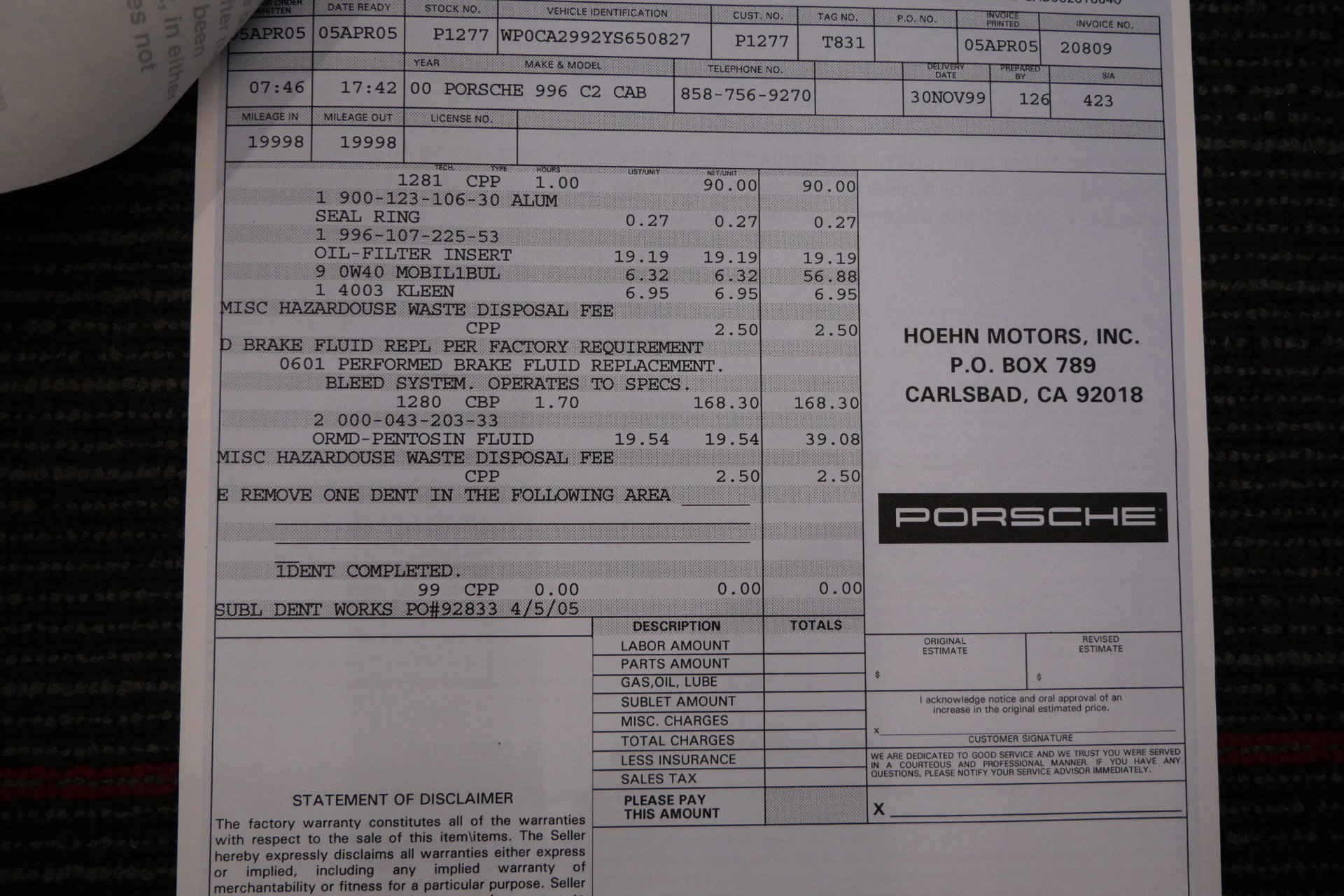 Used 2000 Porsche 911 Cabriolet image 59