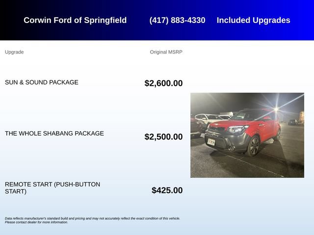 Used 2015 Kia Soul ! w/ Sun & Sound Package FWD image 5