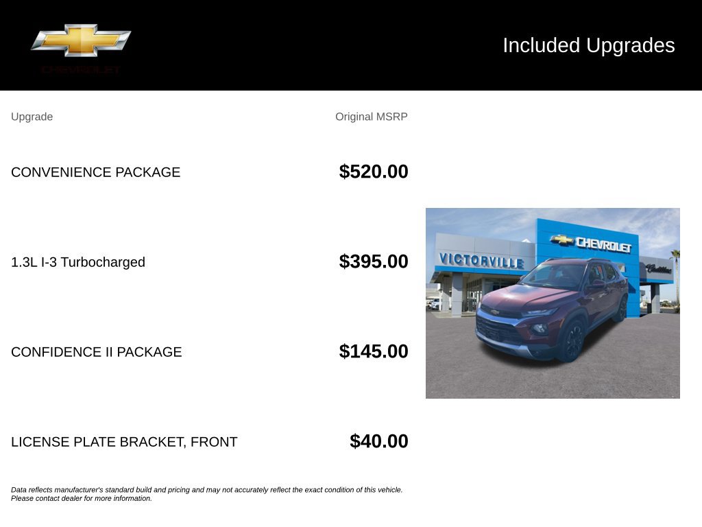 Used 2023 Chevrolet TrailBlazer LT w/ Convenience Package FWD image 5