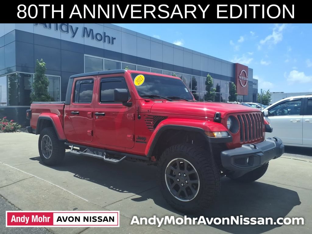 Used 2021 Jeep Gladiator Sport w/ Quick Order Package 24Q 80Th AWD/4WD image 1